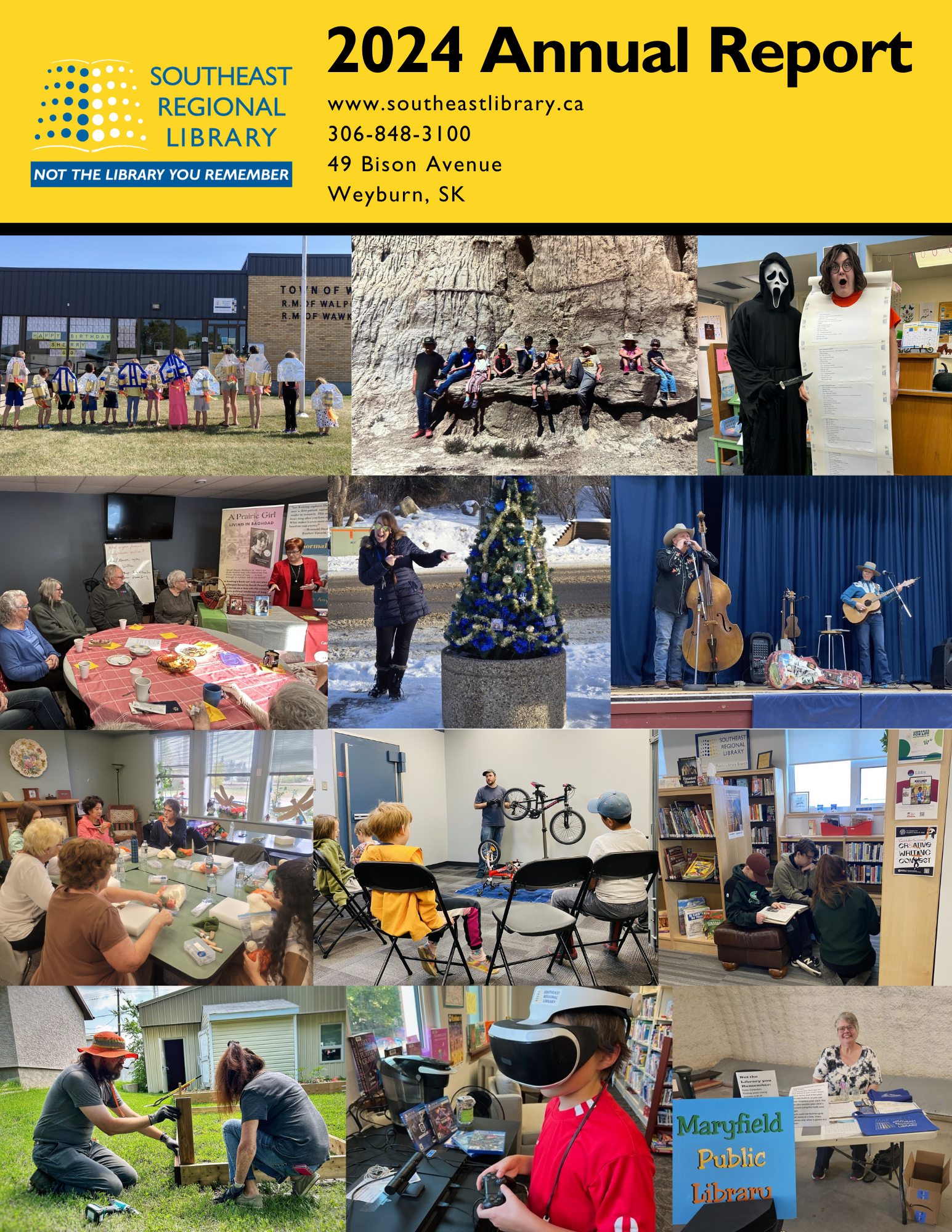 Southeast Regional Library 2024 Annual Report cover